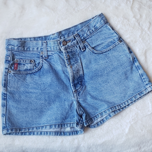 lei Pants - Vntg 90s-LEI High-Waisted Jean Shorts